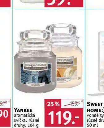 Rossmann Yankee aromatická svíčka nabídka