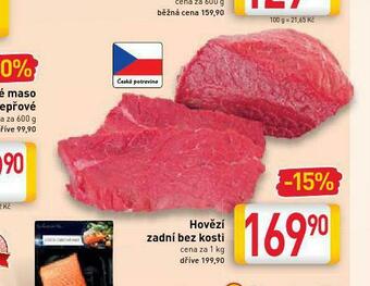 Billa Hovězí zadní bez kosti nabídka