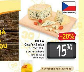 Billa Billa císařská niva nabídka