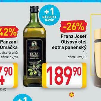 Billa Franz josef olivový olej extra panenský nabídka