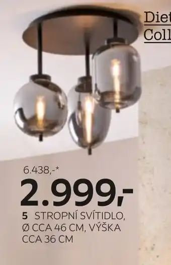 XXXLutz STROPNÍ SVÍTIDLO, Ø CCA 46 CM, VÝŠKA CCA 36 CM nabídka