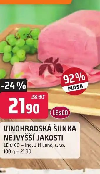 Trefa VINOHRADSKÁ ŠUNKA NEJVYŠŠÍ JAKOSTI nabídka