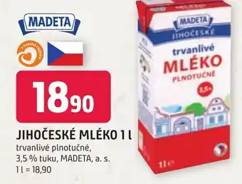 Trefa JIHOČESKÉ MLÉKO 1 L nabídka