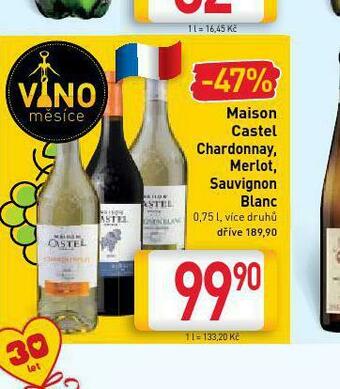 Billa Maison castel merlot nabídka