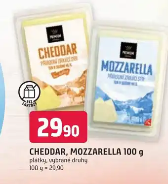 Trefa CHEDDAR, MOZZARELLA 100 g nabídka