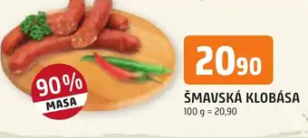 Trefa ŠMAVSKÁ KLOBÁSA nabídka