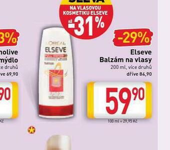 Billa Loreal paris elseve balzám nabídka