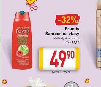 Billa Garnier fructis šampon nabídka