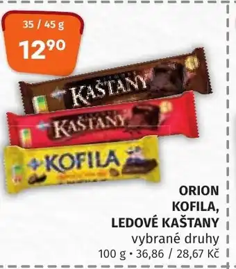 Trefa ORION KOFILA, LEDOVÉ KAŠTANY nabídka