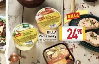 Billa pomazánky