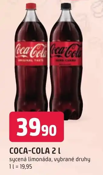 Trefa COCA-COLA 2L nabídka