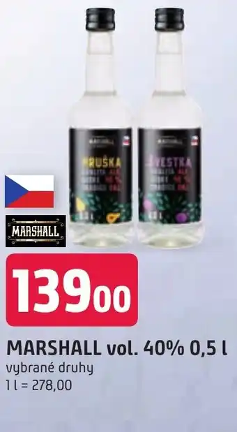 Trefa MARSHALL vol. 40% 0,5 L nabídka