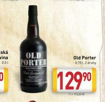 Billa Old porter nabídka