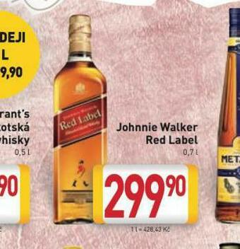 Billa Johnie walker red label nabídka