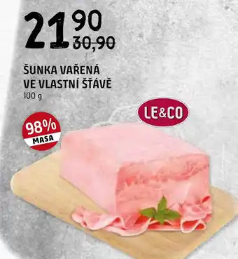 Terno ŠUNKA VAŘENÁ VE VLASTNÍ ŠŤÁVĚ nabídka