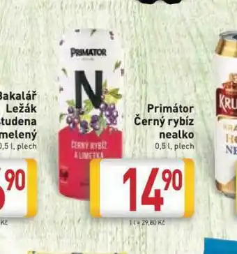 Billa Primátor černý rybíz nealko nabídka