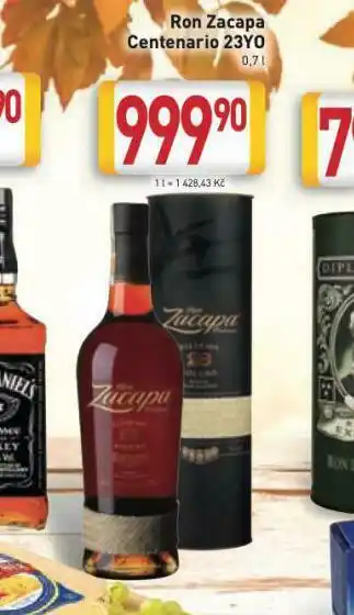 Billa Ron zacapa cent 23 anos nabídka