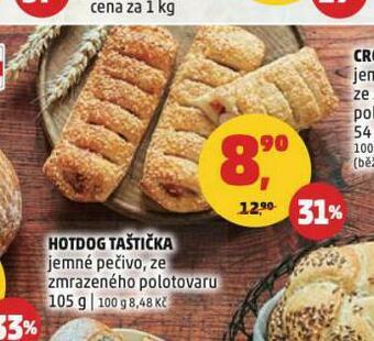 Penny Market Hot dog taštička nabídka