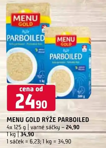 Terno MENU GOLD RÝŽE PARBOILED nabídka