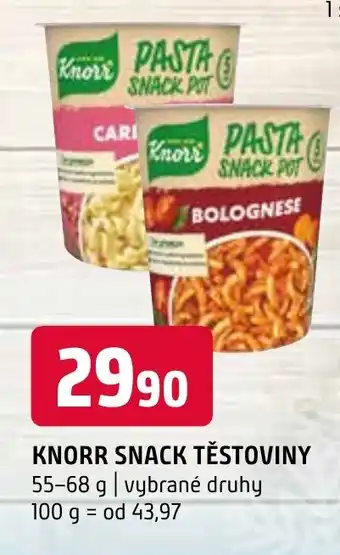 Terno KNORR SNACK TĚSTOVINY nabídka