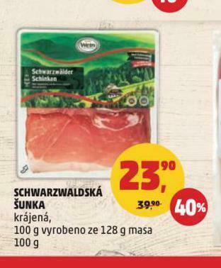 Penny Market Schwarzwaldská šunka nabídka