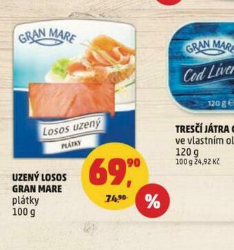 Penny Market Uzený losos gran mare nabídka