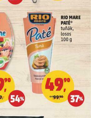 Penny Market Rio mare paté nabídka