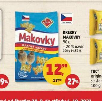 Penny Market Krekry makovky nabídka