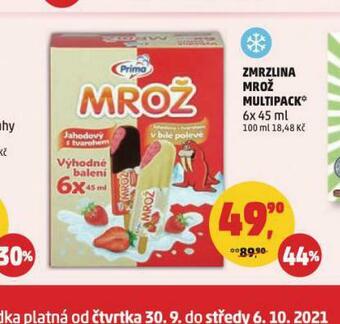 Penny Market Zmrzlina mrož multipack nabídka