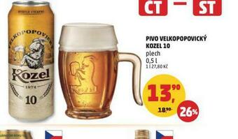 Penny Market Pivo velkopopovický kozel 10 nabídka