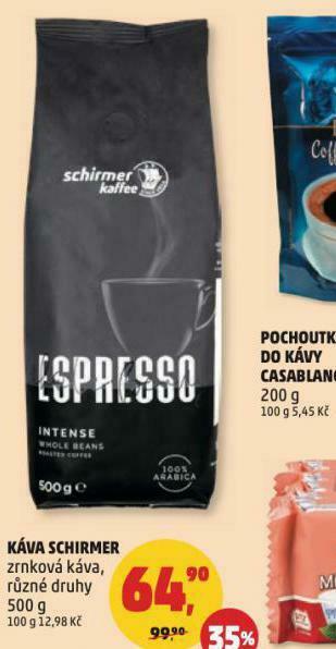 Penny Market Káva schimer zrnková káva nabídka