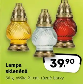Lampa skleněná