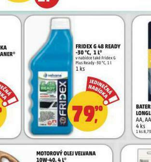 Fridex g 48 ready -30°c