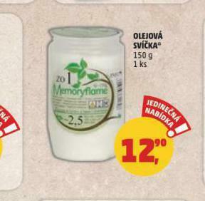 Penny Market Olejová svíčka nabídka