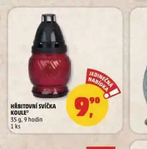 Penny Market Hřbitovní svíčka koule nabídka