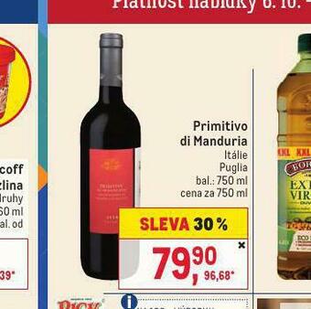 Makro Primitivo di manduria nabídka