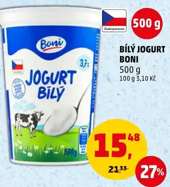 Penny Market BÍLÝ JOGURT BONI nabídka