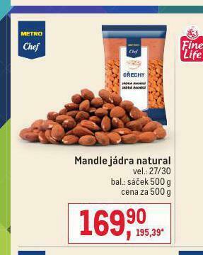 Makro Mandle jádra natural nabídka