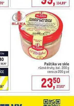Makro Paštika ve skle nabídka