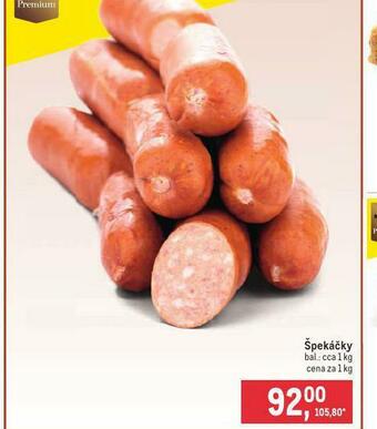 Makro Špekáčky nabídka