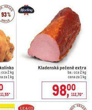 Makro Kladenská pečeně extra nabídka