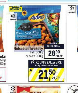 Makro Noisettes krokety nabídka
