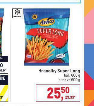 Makro Hranolky super long nabídka