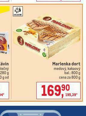 Makro Marlenka dort nabídka