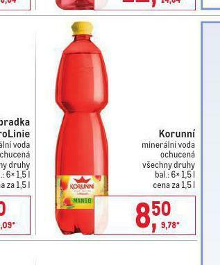 Makro Korunní ochucená nabídka