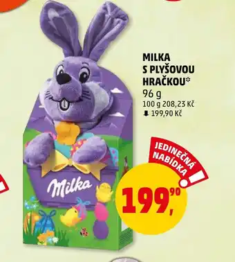 Penny Market MILKA S PLYŠOVOU HRAČKOU nabídka