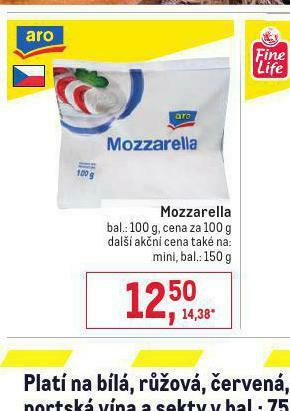 Makro Mozzarella nabídka