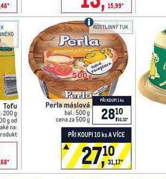 Makro Perla máslová nabídka