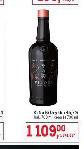 Makro Ki no bi dry gin 45,7% nabídka