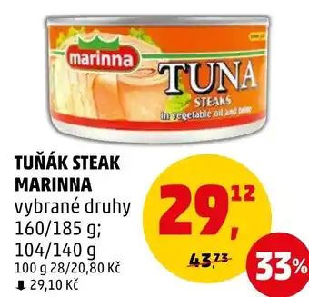 Penny Market TUŇÁK STEAK MARINNA nabídka